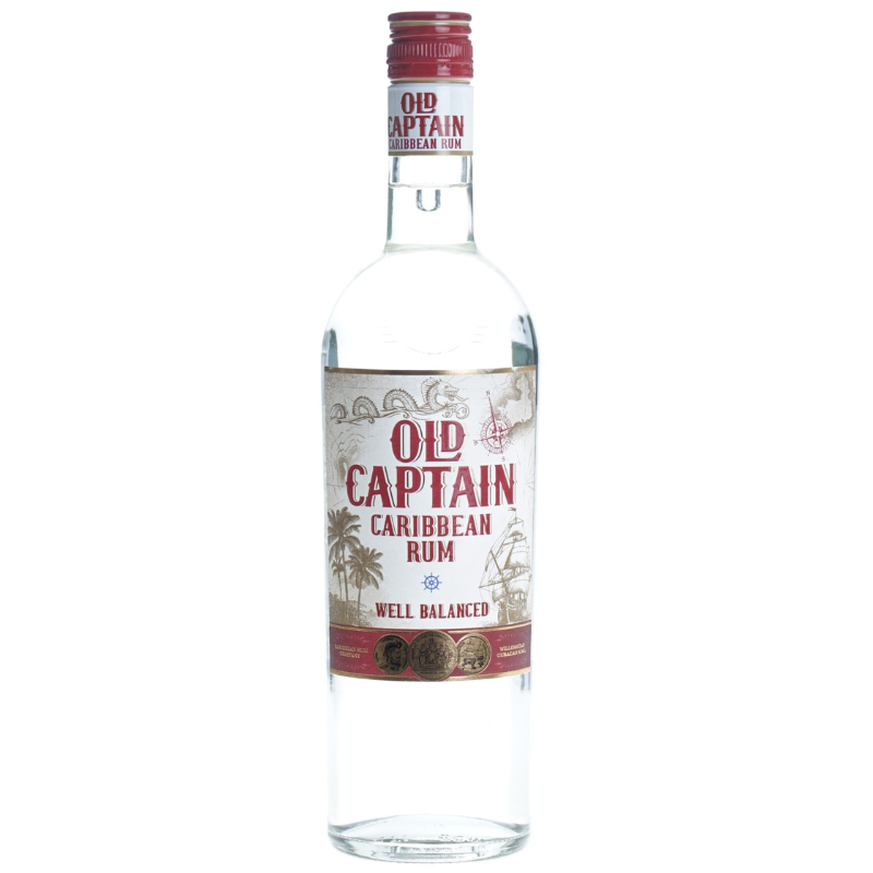 Old Captain White Rum 0,7L 37,5% 